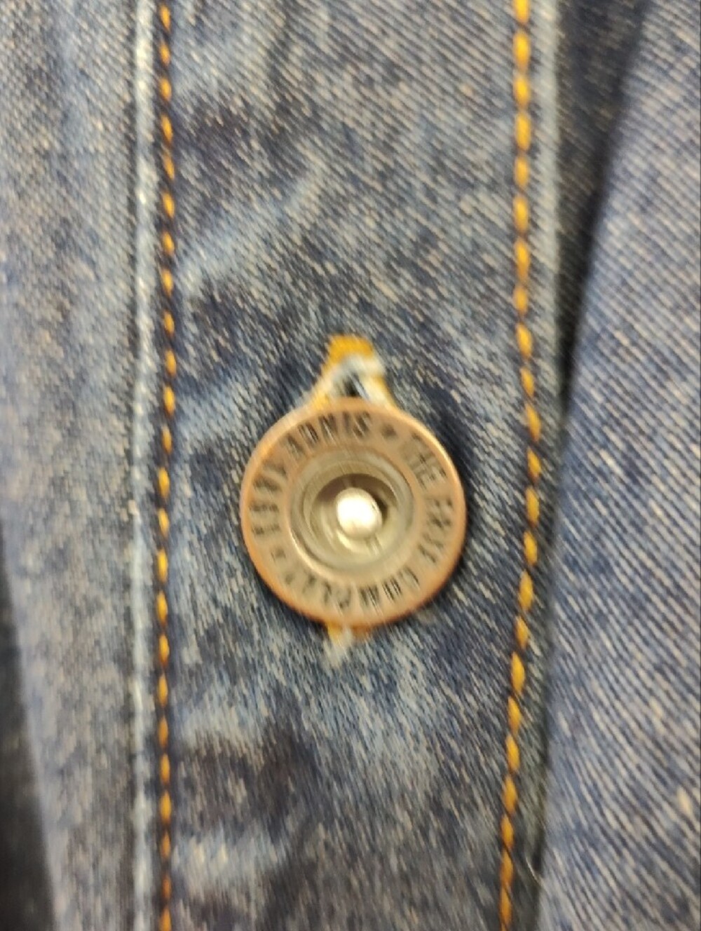 Frye Blue Denim Button-Front Long Sleeve Dress - Picture 5 of 7